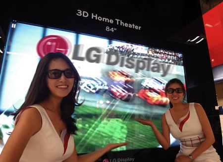 LG LCD televize 3D 84 palcu SID 2010