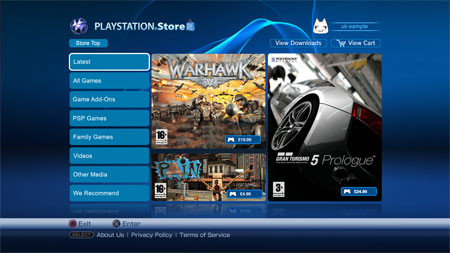 PlayStation Network Store