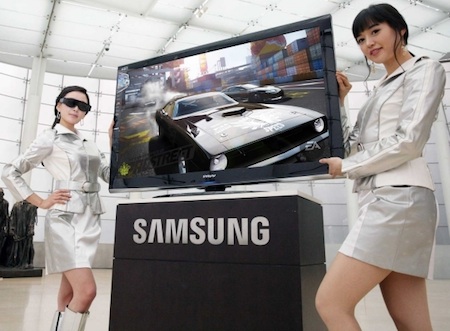 Samsung LCD televize 3D televize Korejky