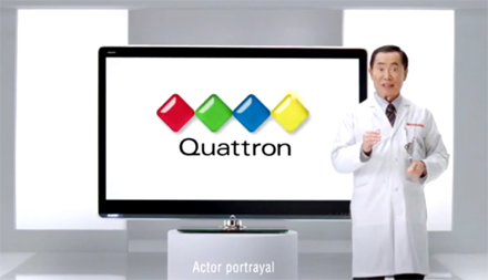 Sharp - Quattron - LCD televize - George Takei